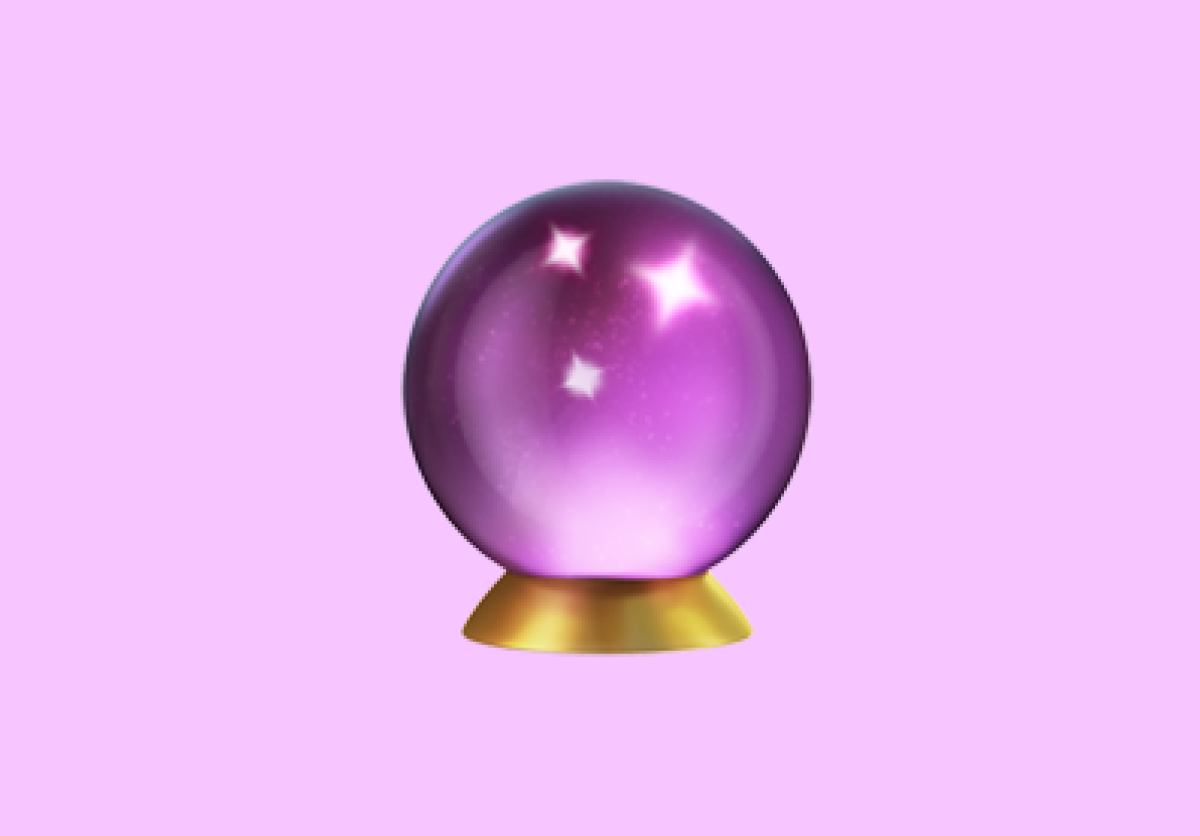 Purple crystal ball representing future planning and anticipating user needs