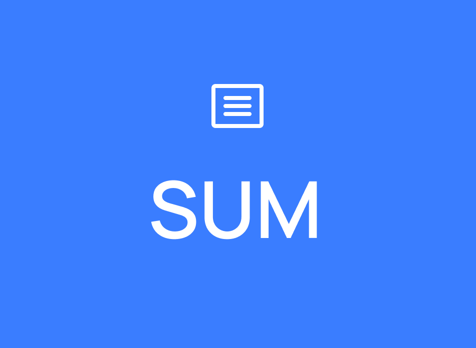 SUM tool icon